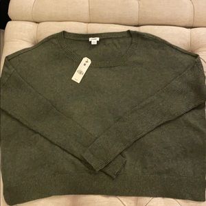 GARAGE olive green sweater